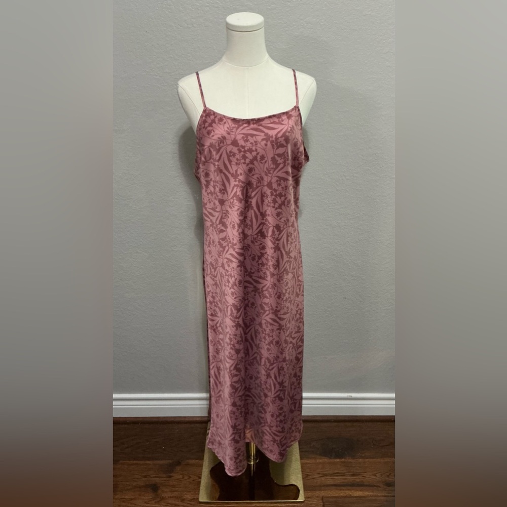 a new day Mauve Floral Maxi Dress
